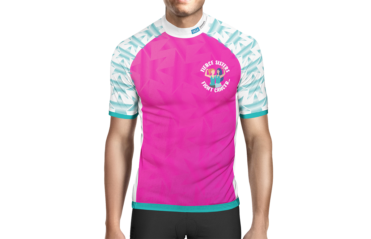 Fierce Sisters Fight Cancer running jersey - front side