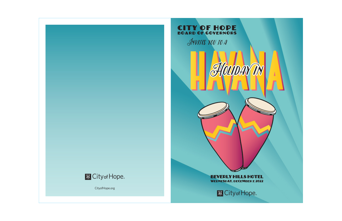 Holiday in Havana invitation outside