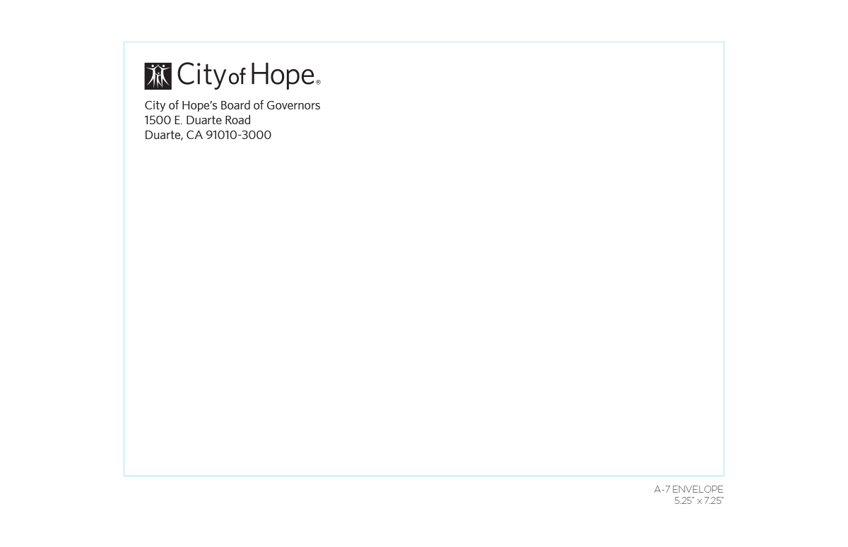 Holiday in Havana invitation envelope