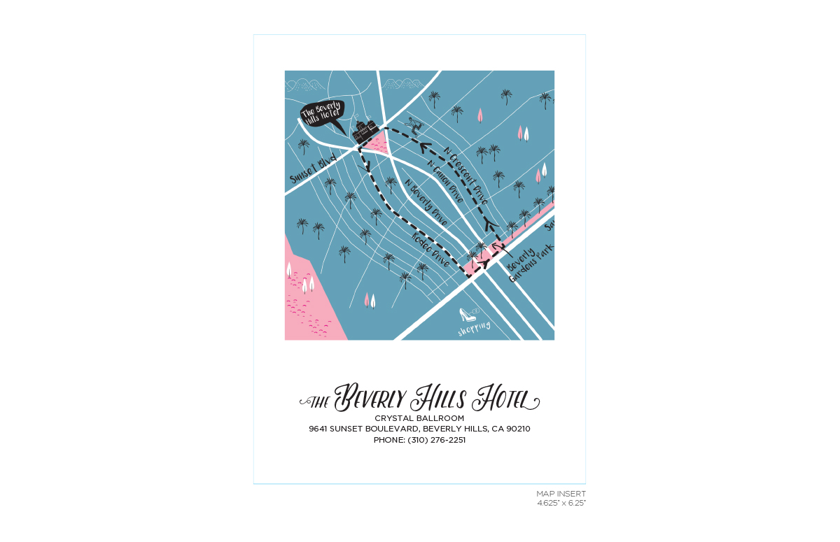 Holiday in Havana map insert card